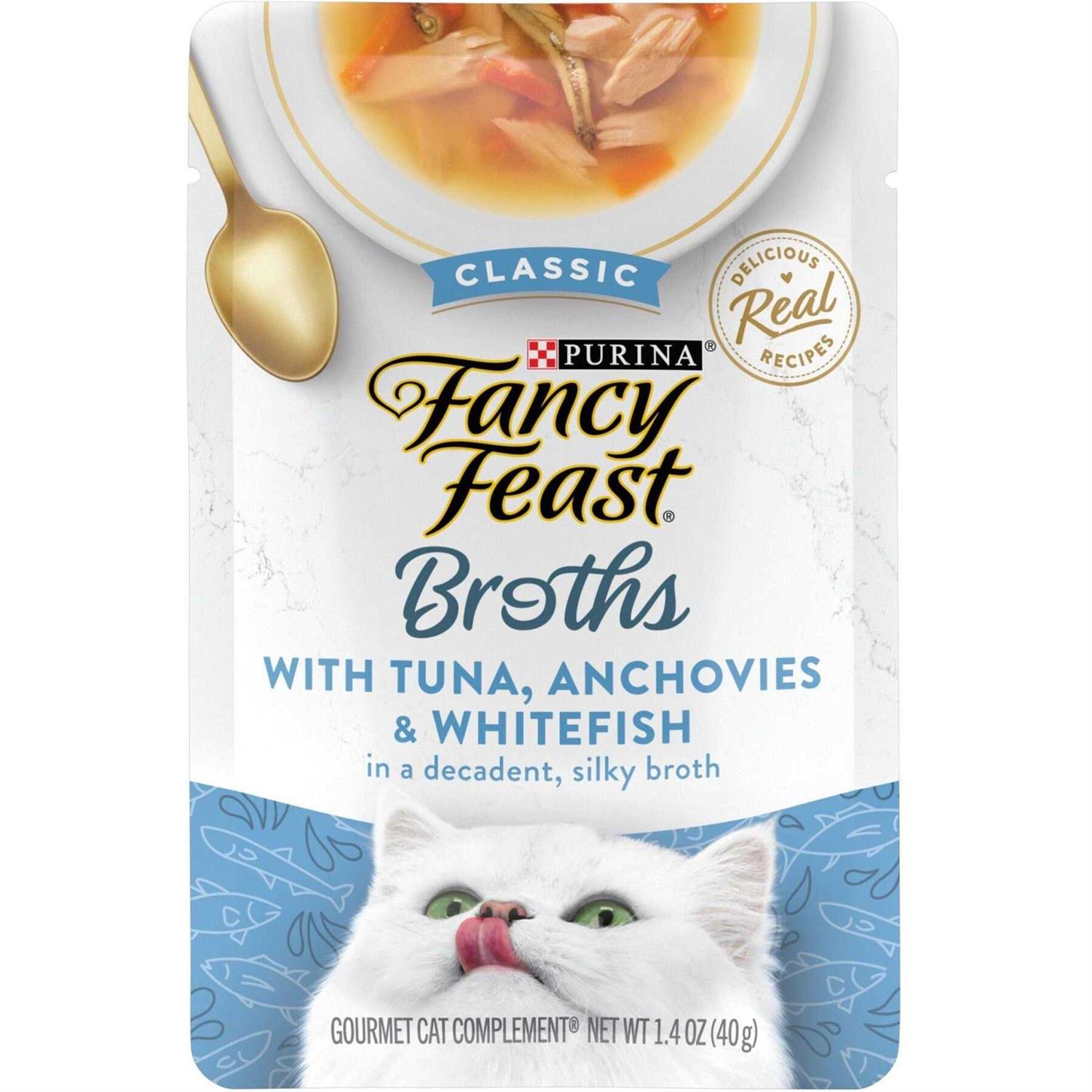 Fancy Feast Broths Creamy Wet Cat Food - Pet Supplies online store