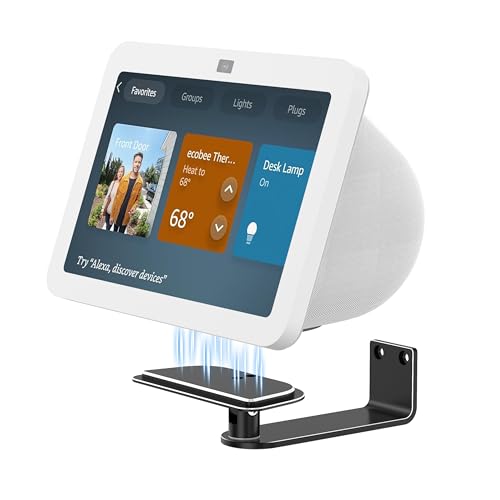 Wall Mount for Show 8 (3rd Gen), Aluminum Show 8 Stand with Strong Magnetic, Tilt Forward-Backward and Swivel Horizontally for Viewing, Smart Display Stand for Show 8 3rd Generation (Silver)