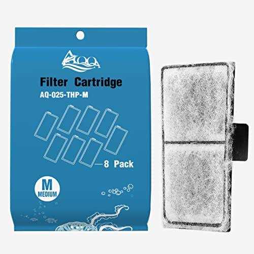 AQQA 8 Pack Aquarium Filter Cartridge Replacement Fish Tank Filter Cartridge Aquarium Internal Filter - Pet Supplies online store