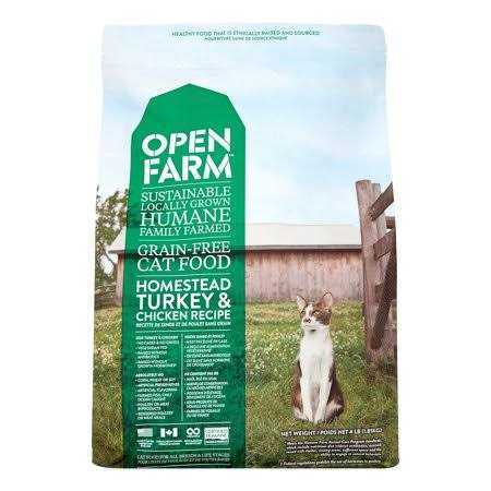 Open Farm Grain Free Homestead Turkey & Chicken Dry Cat Food - Pet Supplies online store
