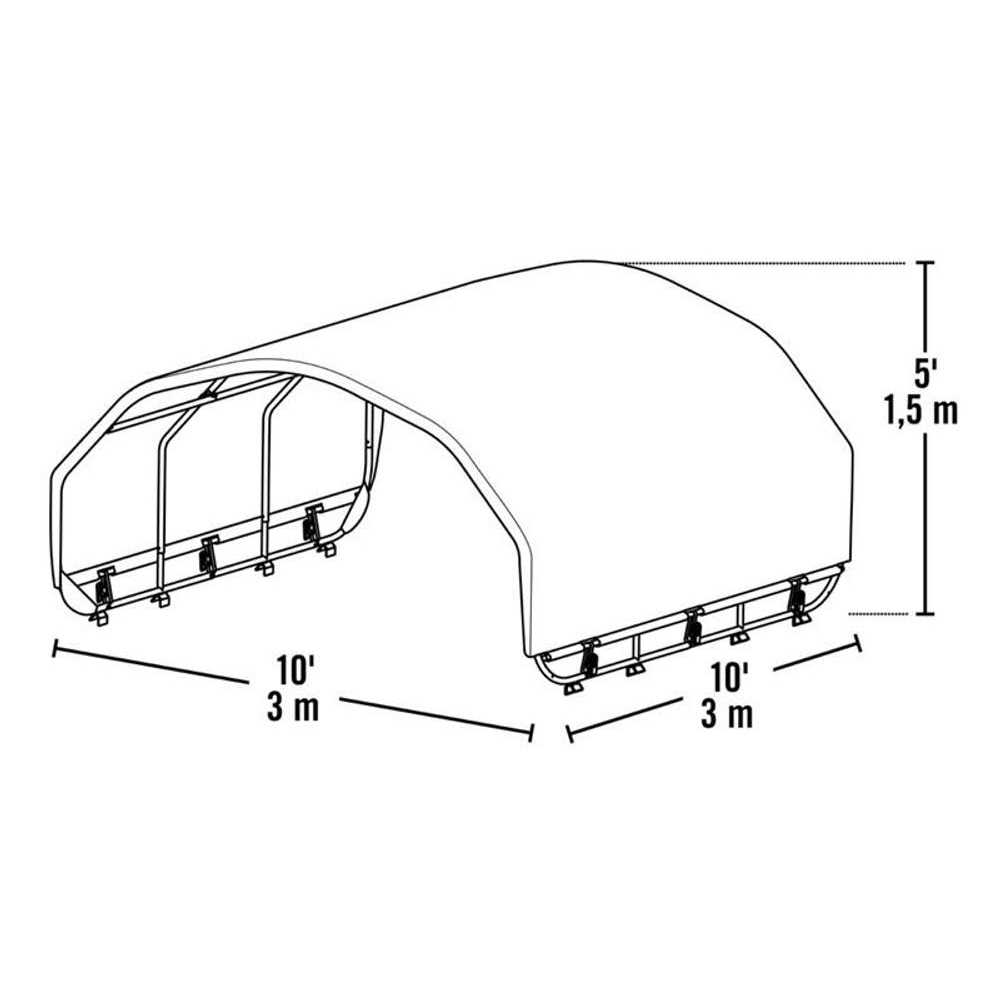 ShelterLogic Corral Shelter - Pet Supplies online store