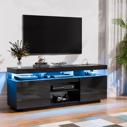 HOMMPA LED TV Stand for up to 70