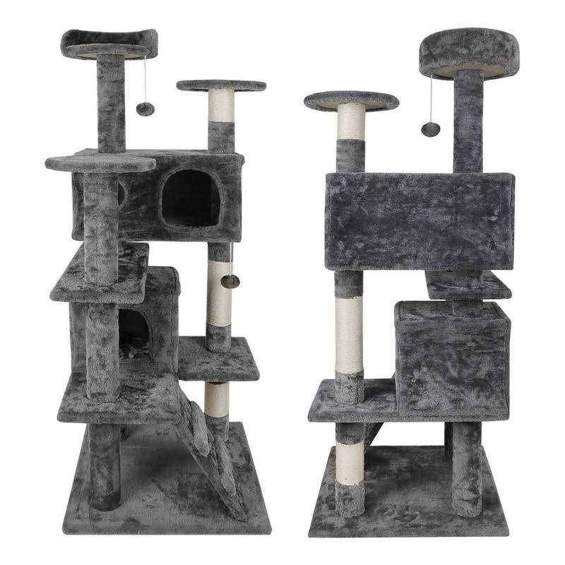 Cat Tree Tower 53 inch Sturdy Activity Center Large Playing House Condo For Rest - Pet Supplies online store