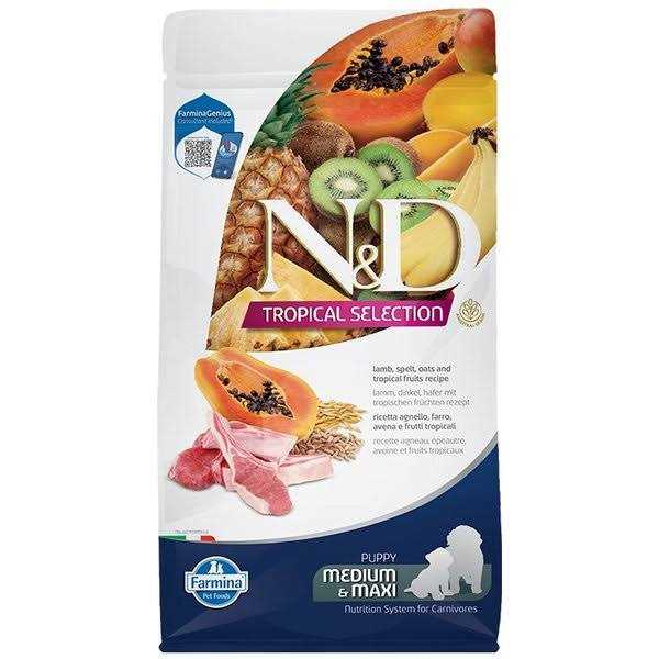 Farmina N&D Spelt, Oats Tropical Selection Salmon Medium / Maxi Adult Dog Food - Pet Supplies online store