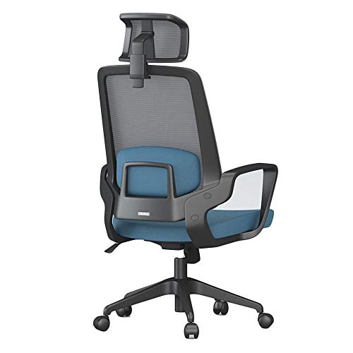 Mesh Swivel Chair, Lifting Company Computer Chair Office Staff 360° Stool Nylon Back Frame With Headrest Five-star Foot Swivel Chair, 10 Colors Task Chair ( Color : Style 3 , Size : Without headrest )