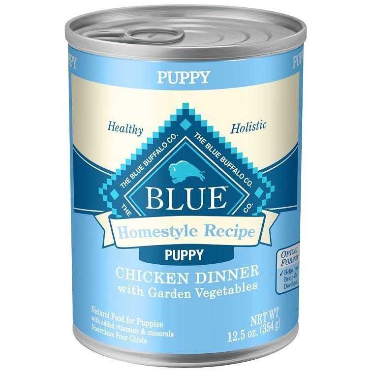 Blue Buffalo Homestyle Recipe Puppy Chicken Dinner Wet Dog Food - Pet Supplies online store