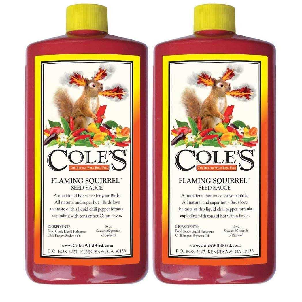 Cole's Flaming Squirrel Seed Sauce - Pet Supplies online store