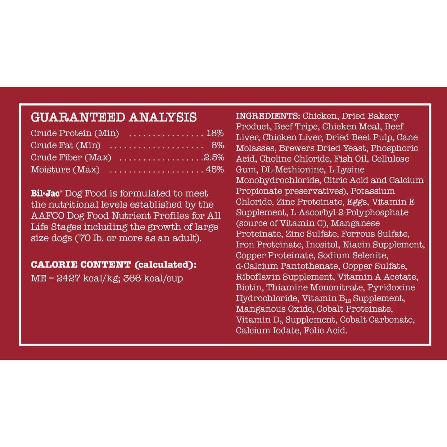 Bil Jac Frozen Dog Food - Pet Supplies online store