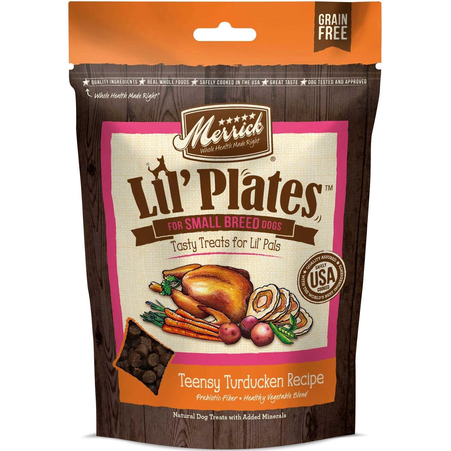 Merrick Lil' Plates Small Recipe Dog Treats - Pet Supplies online store
