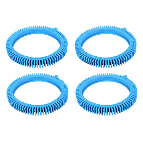 AR-PRO Front Tire and Rear Tire Combo Kit | Compatible with PoolCleaner Poolvergnuegen Front Tire Kit with Super Hump 896584000-143 (2-Pack) and Rear Tire Kit 896584000-082 (2-Pack)