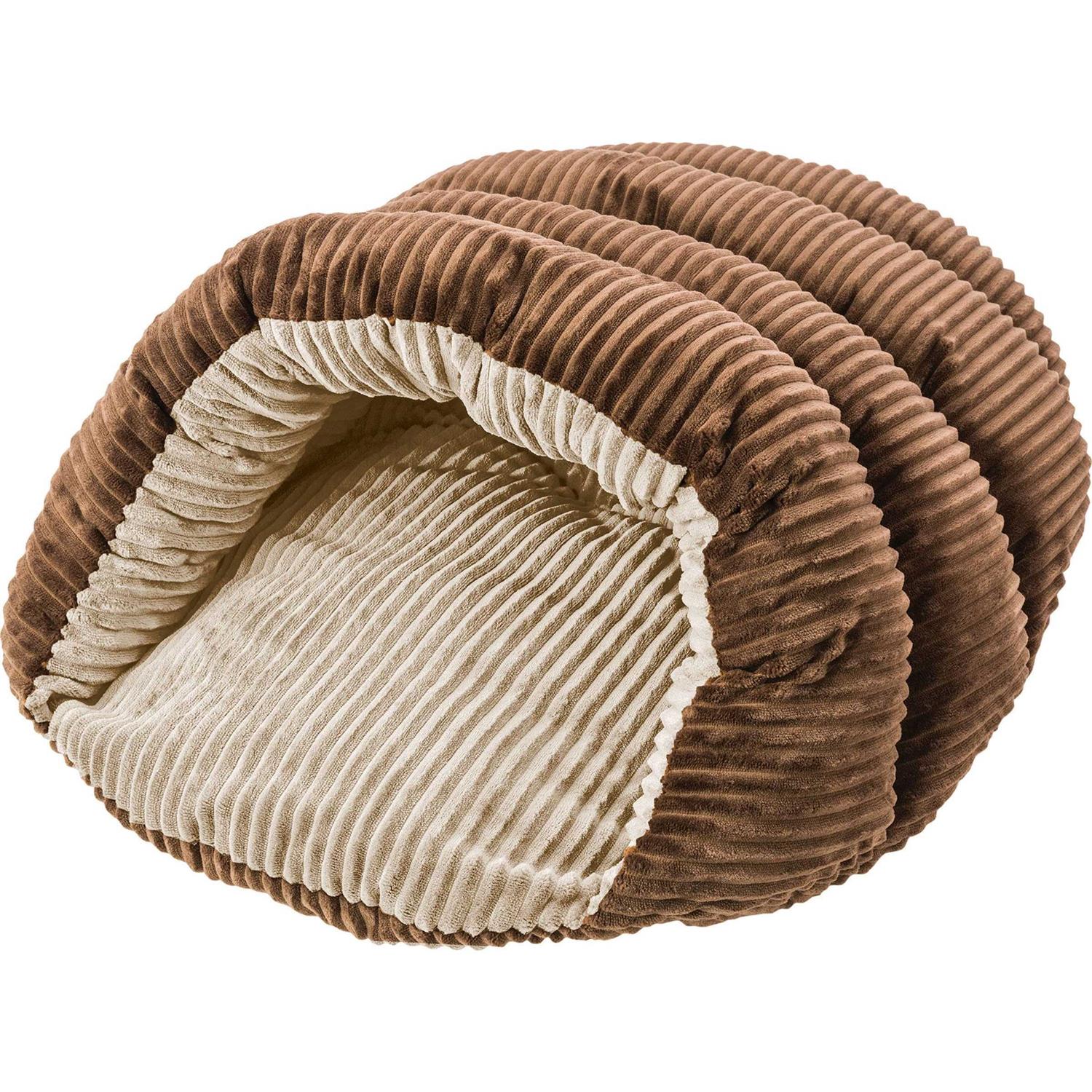 Sleep Zone Corduroy Cuddle Cave - Pet Supplies online store