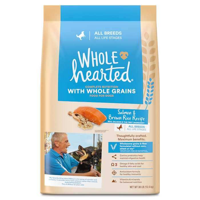 WholeHearted Whole Grains Salmon Recipe Dry Dog Food - Pet Supplies online store