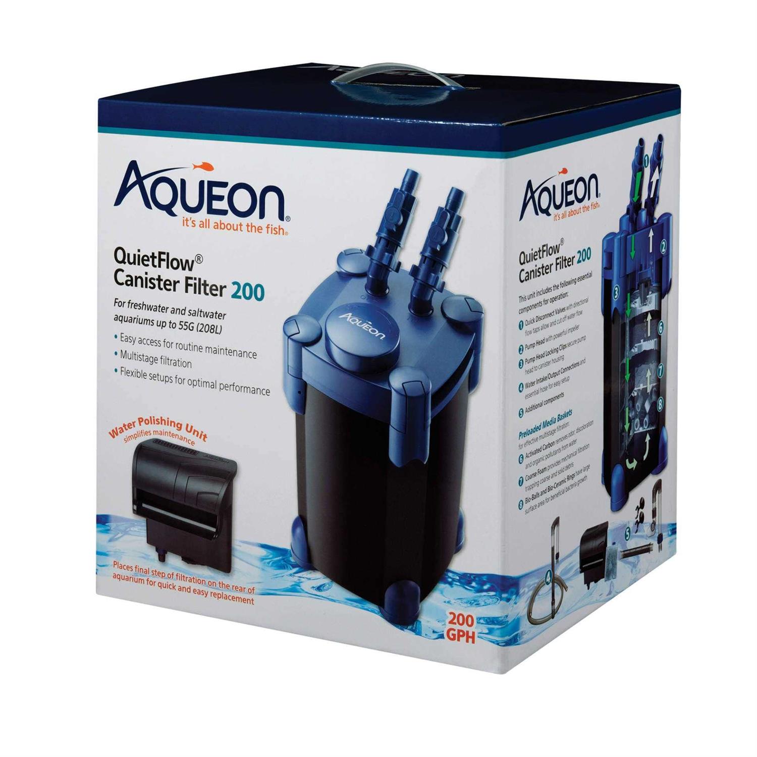 Aqueon QuietFlow Canister Filter - Pet Supplies online store