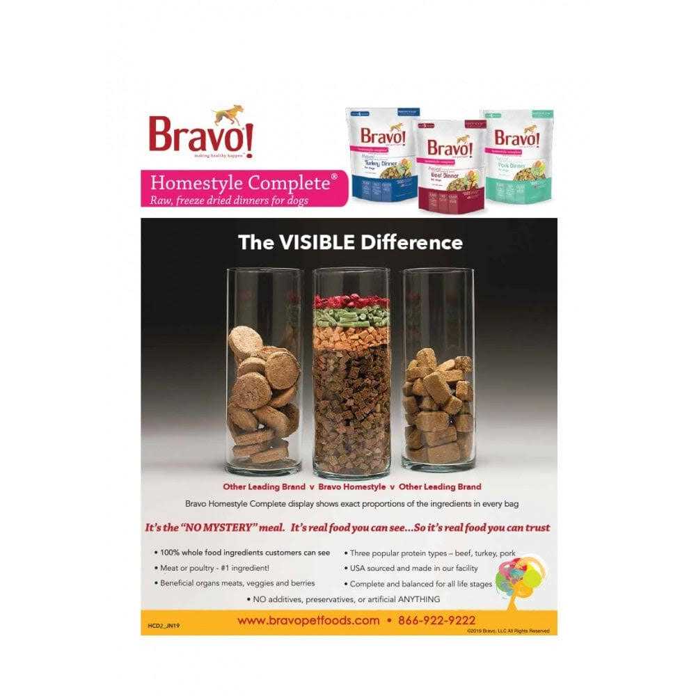 Bravo! Freeze Dried Homestyle Complete Beef Dinner Food - Pet Supplies online store