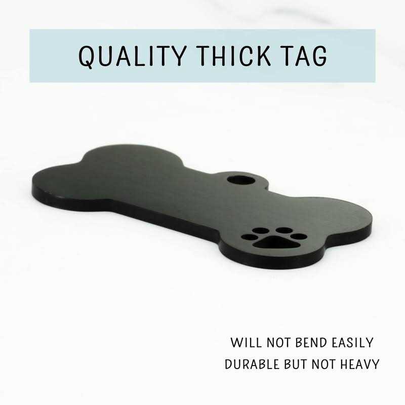 Ultra Joys Stainless Steel Pet ID Tags, Personalized Dog Tags Engraved for Pets On Both Sides, Dog Bone Tag, Customized Dog Tags and Cat Tags - Pet Supplies online store