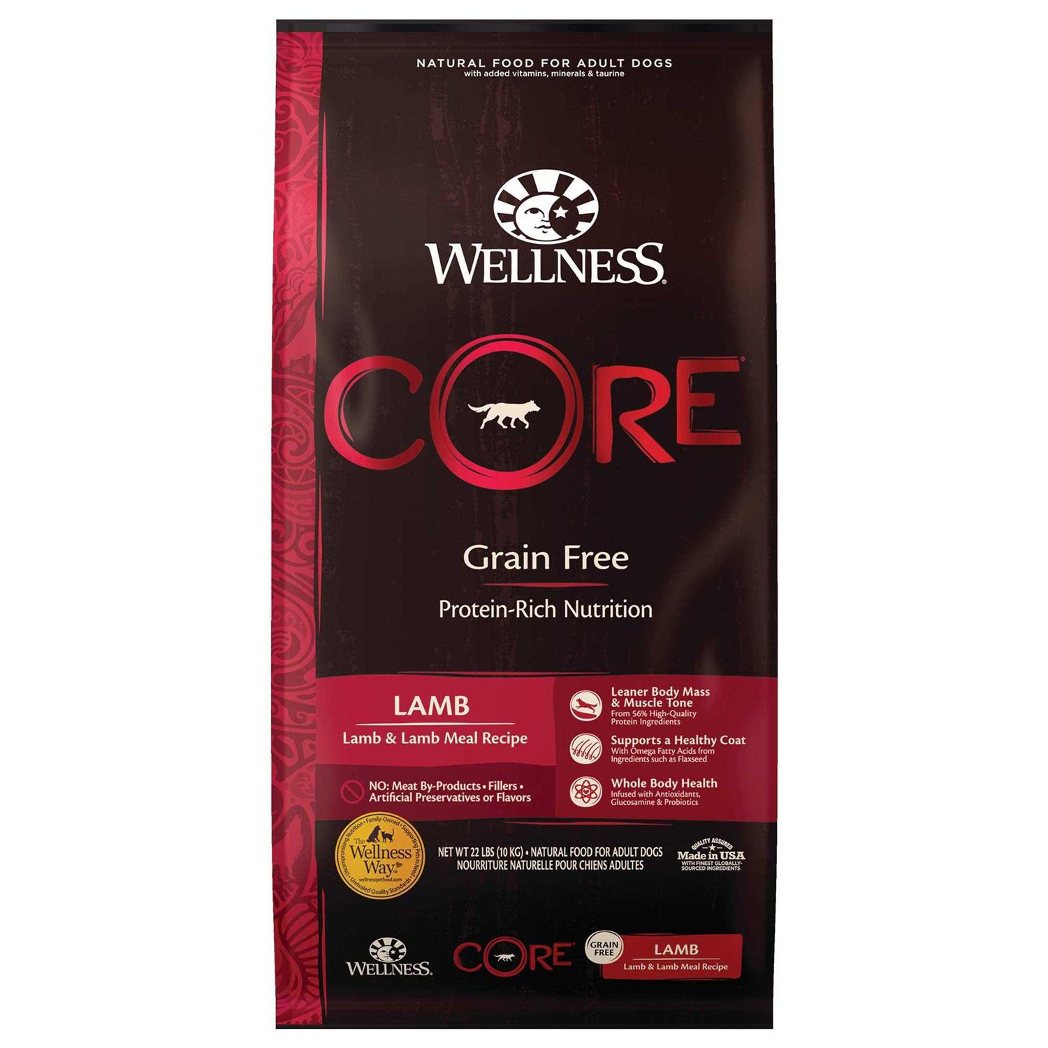 Wellness Core Natural Grain Free Lamb Dry Dog Food - Pet Supplies online store