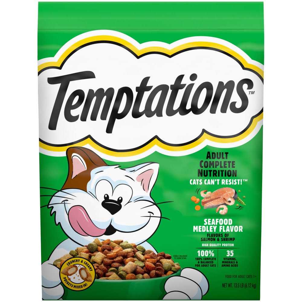 Temptations Complete Nutrition Seafood Medley Flavor Adult Dry Cat Food - Pet Supplies online store