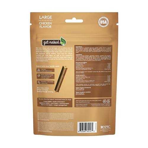 Get Naked Senior Health Dental Sticks Chicken Flavor Grain-Free Dog Treats - Pet Supplies online store