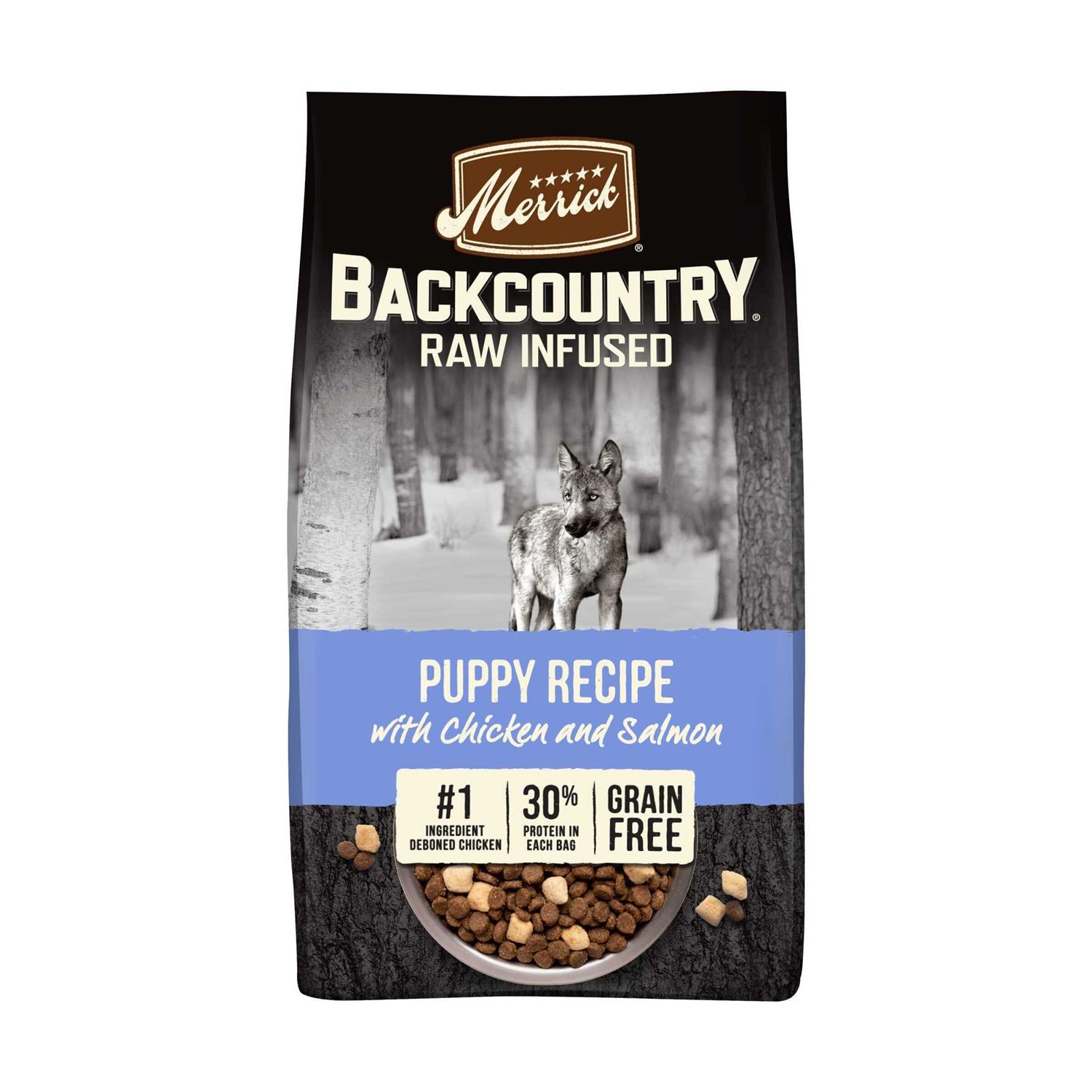 Merrick Backcountry Raw Infused Grain Free Puppy Recipe Dog Food - Pet Supplies online store