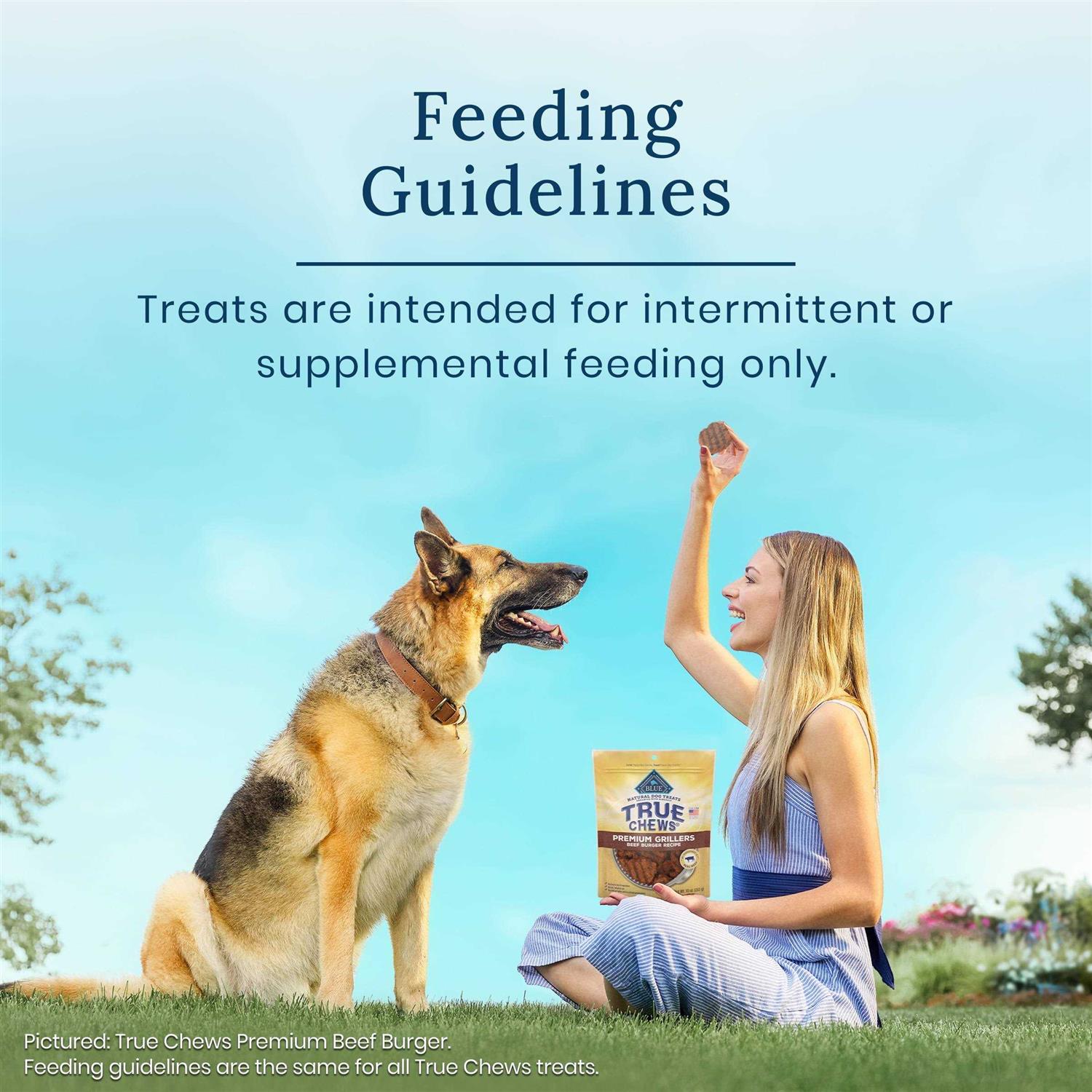 Blue Buffalo True Chews Premium Grillers Natural Steak Dog Treats - Pet Supplies online store