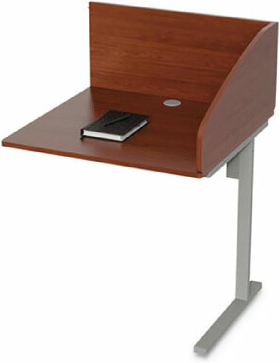 Linea Italia Study Carrell Add On, 1-Leg, 31.25 X 23.25 X 45.25, Cherry