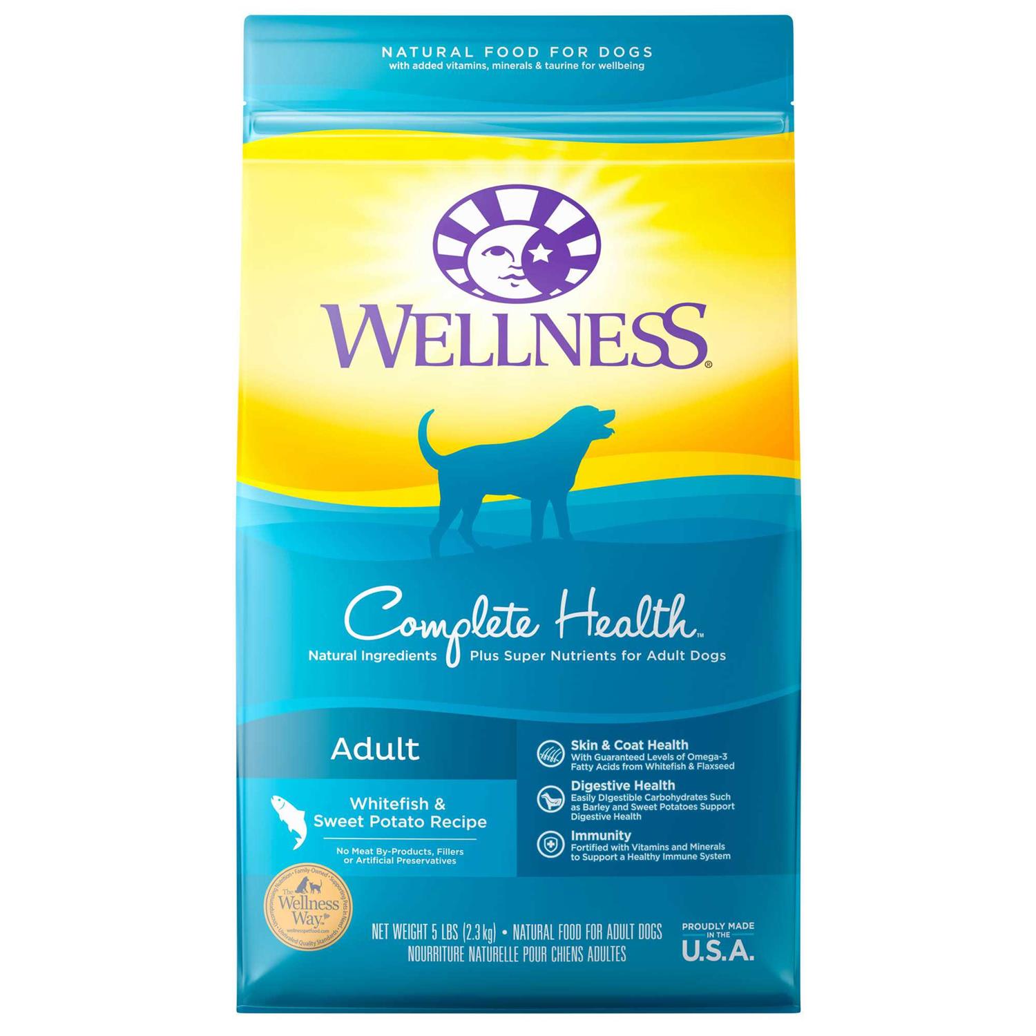 Wellness Complete Health Whitefish & Sweet Potato Dry Dog Food - Pet Supplies online store