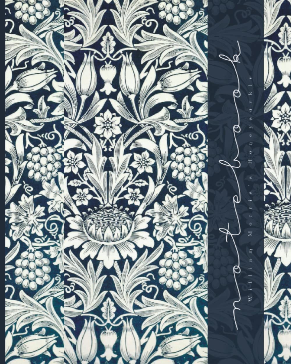 William Morris Artist Textile Designs Lined Notebook: Art Nouveau Art Deco Arts and Crafts Movement