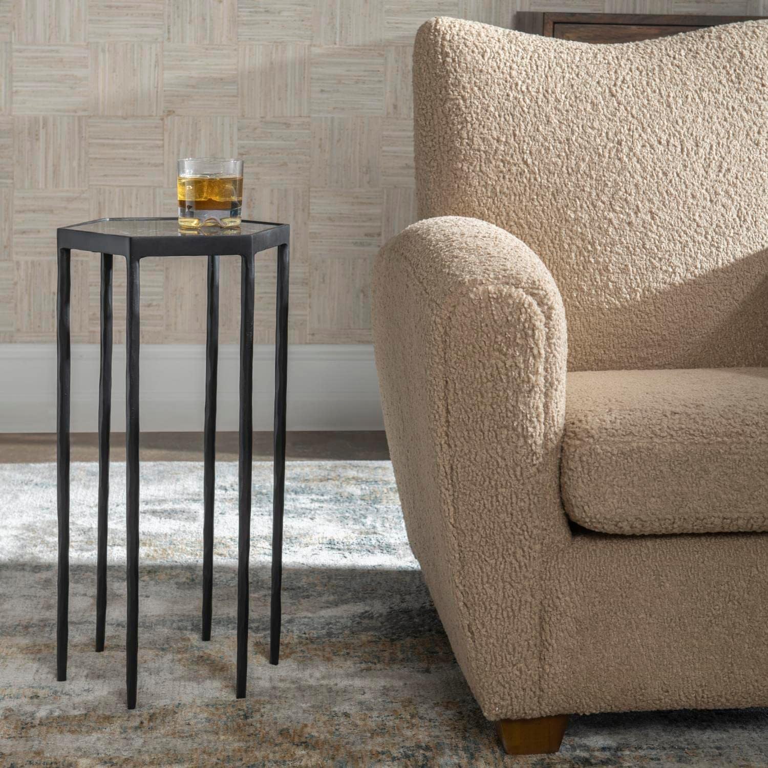 Aviary - Accent Table-24 Inches Tall and 11.85 Inches Wide