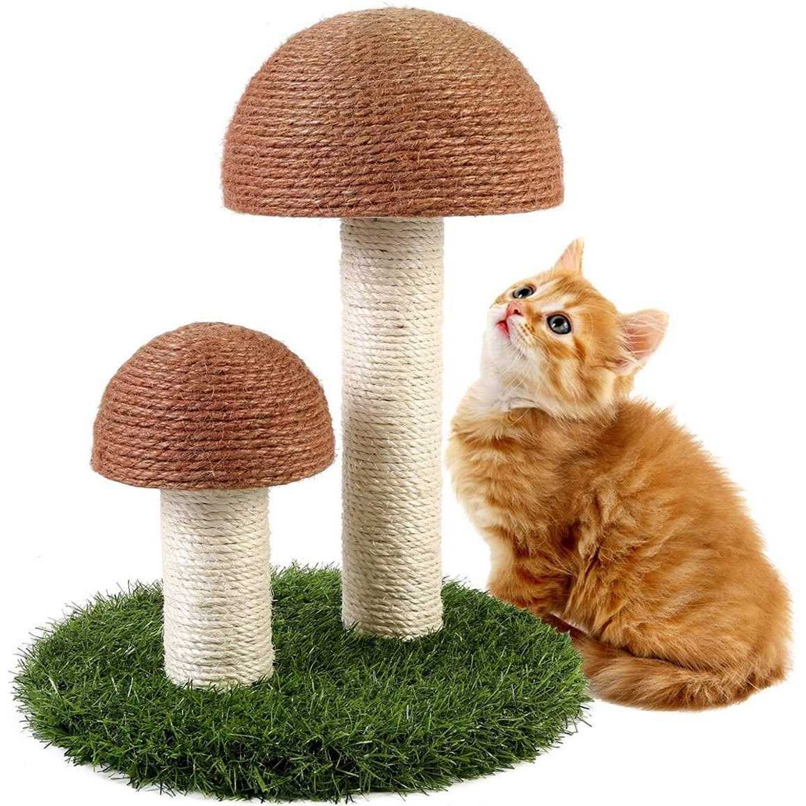 Lovely Caves Gardern Mushroom Cat Scratcher - Pet Supplies online store