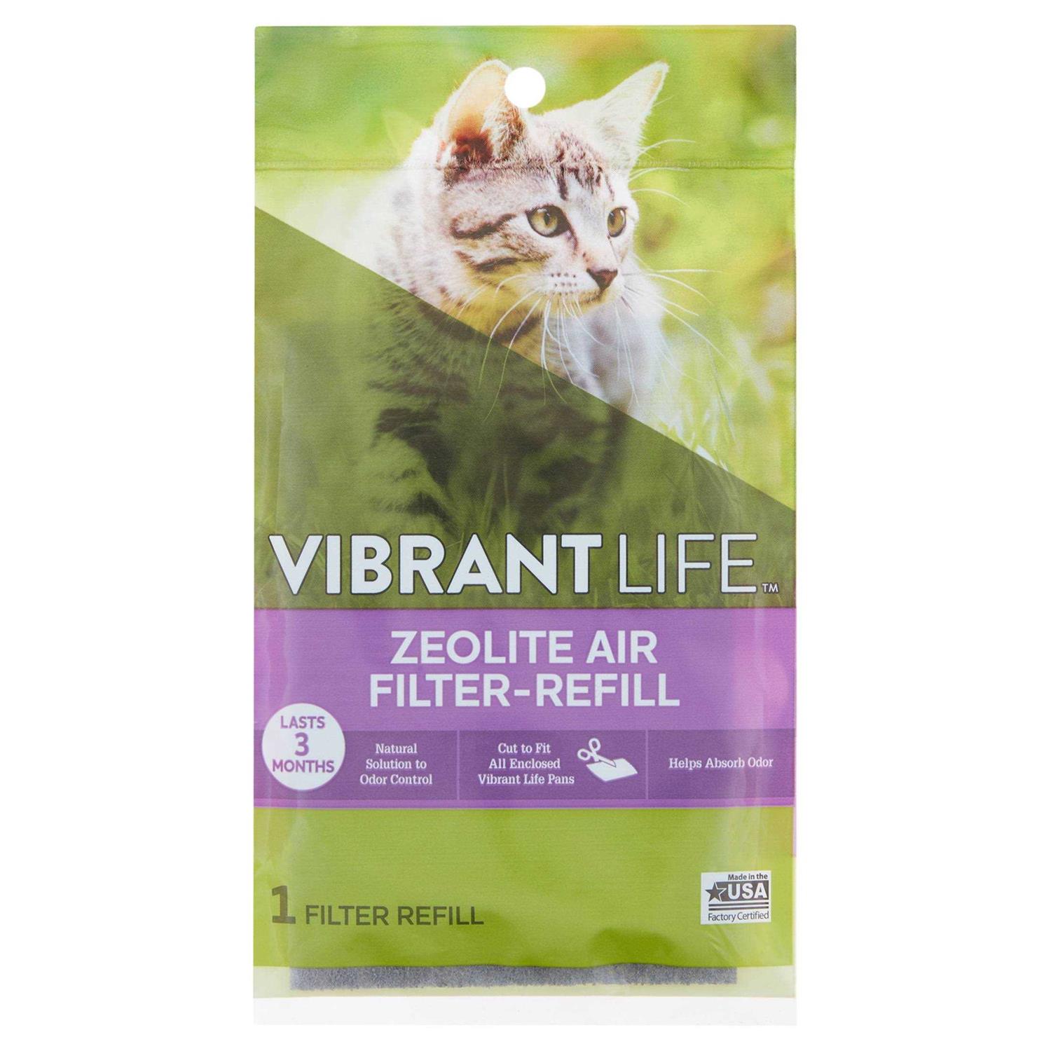 Vibrant Life Zeolite Air Cat Filter-Refill - Pet Supplies online store