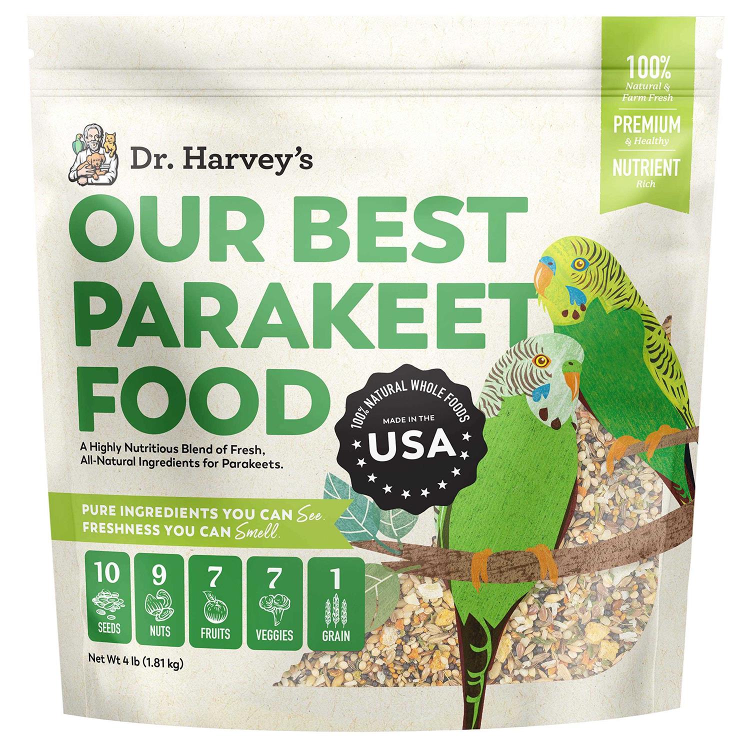 Dr. Harvey's Our Best Parakeet Bird Food - Pet Supplies online store