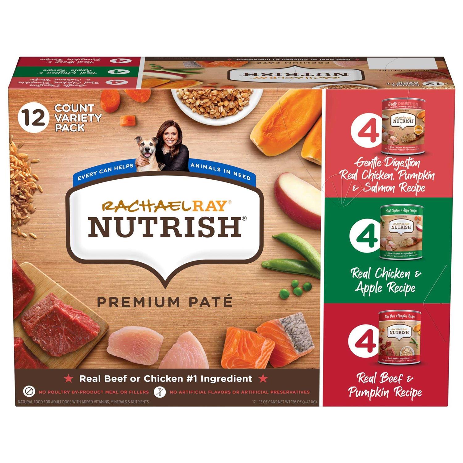 Rachael Ray Nutrish Premium Wet Dog Food Variety Pack - Pet Supplies online store
