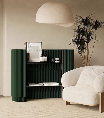 Reception Desk with Counter Foldable Storage Reception Desk, Multifunctional Kraft Paper Double-Layer Standing Front Table(Black)