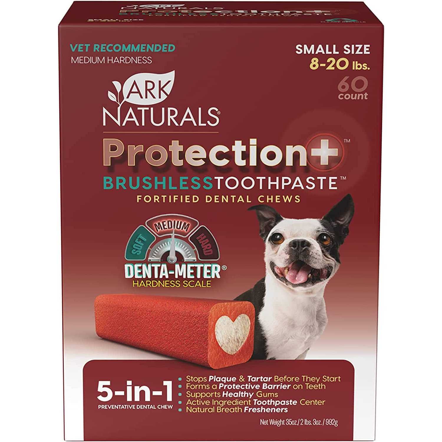 Ark Naturals Protection+ Brushless Toothpaste Fortified Dental Dog Chews - Pet Supplies online store