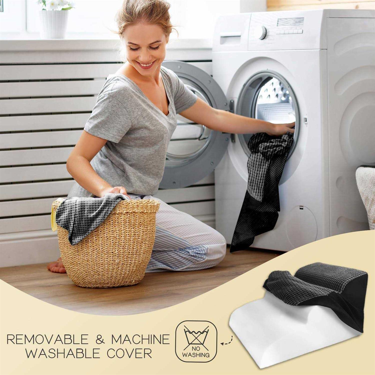 blunique Dog Steps for High Bed 4-Step Dog Ramps for Small Dogs Dog Stairs to Bed Pet Stairs for Couch Corduroy Non-Slip High Density Foam Pet - Pet Supplies online store