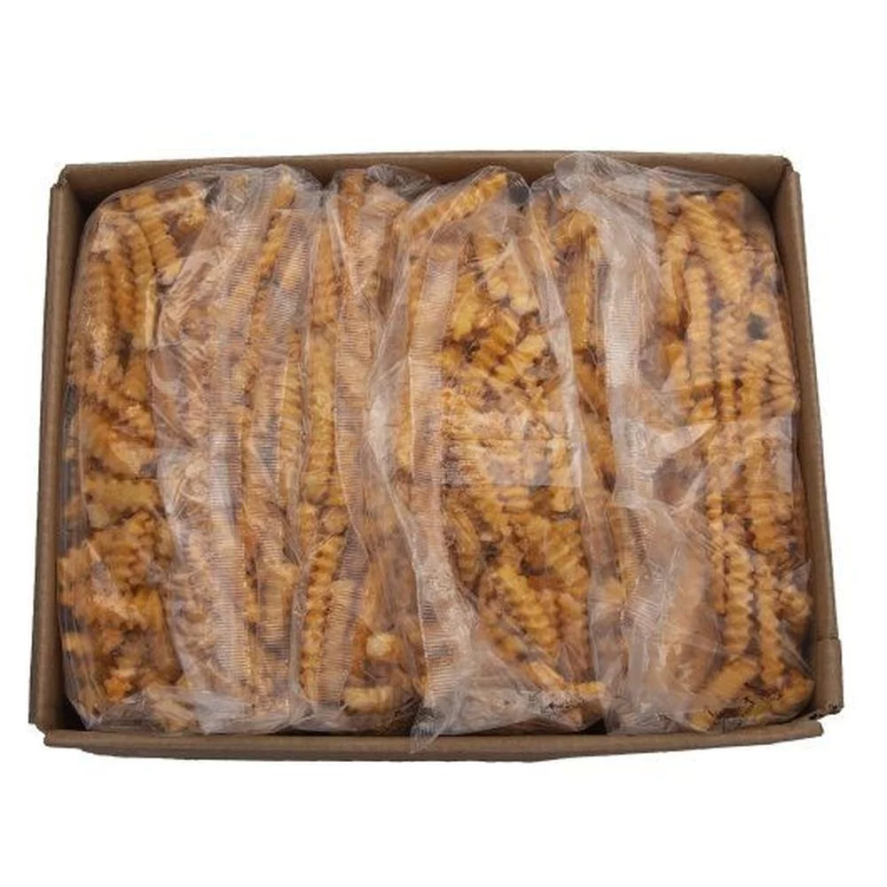 McCain Crispy Bakeable Deep Groove Crinkle Fries, 5 Pound Bag -- 6 per case