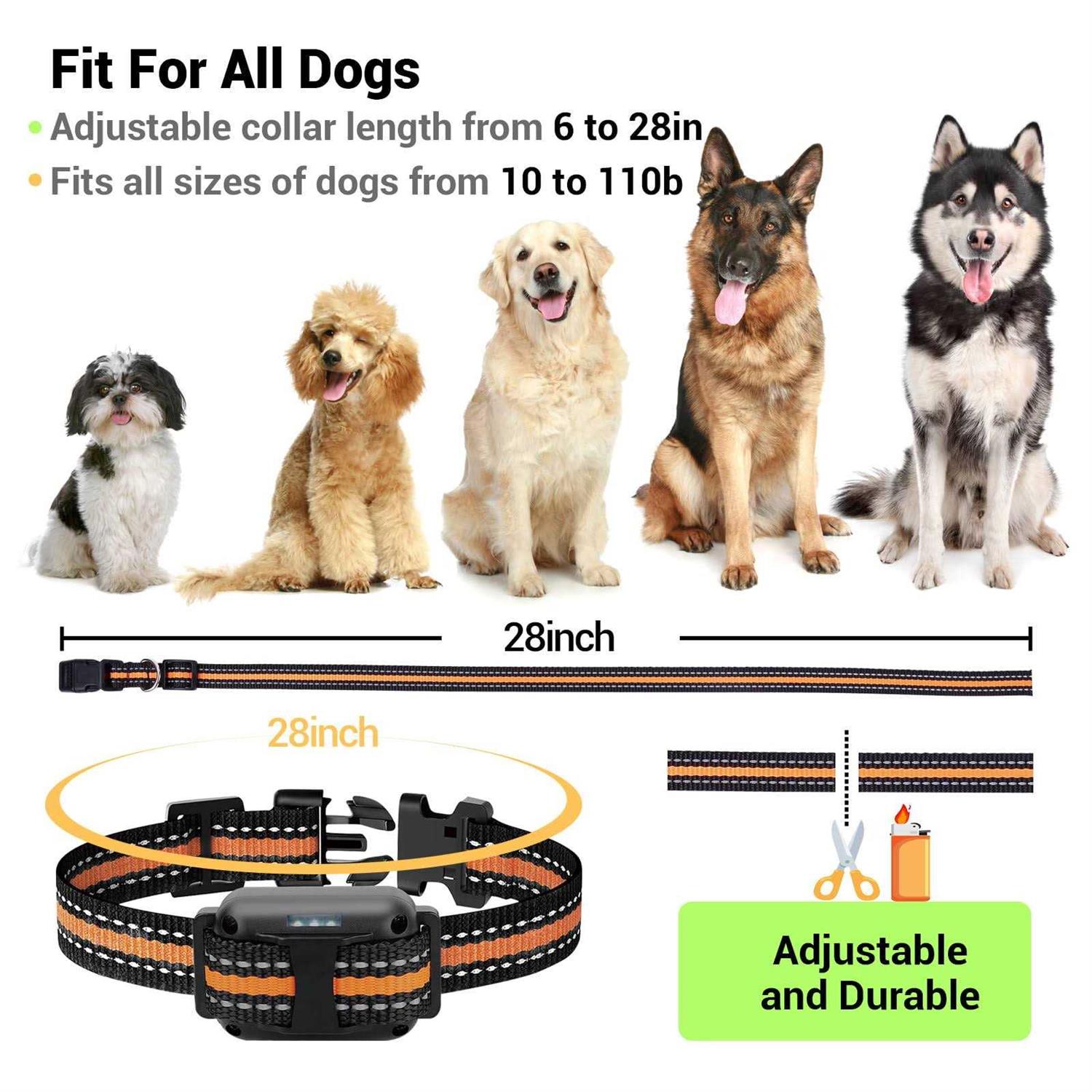 BEBANG 2600FT Dog Training Collar Dog Shock Collar with Remote 3 Modes Beep Vibration Shock - Pet Supplies online store