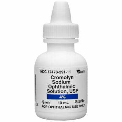 Cromolyn Sodium Ophthalmic Solution 4% 10mL - Pet Supplies online store