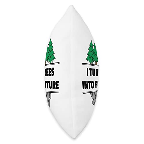 Woodworking Carpenter Furniture Maker Saw Power Tool Men Throw Pillow, 18x18, Multicolor