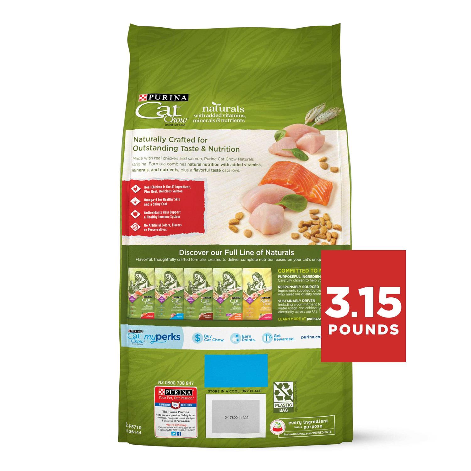 Purina Cat Chow Naturals Original Dry Cat Food - Pet Supplies online store