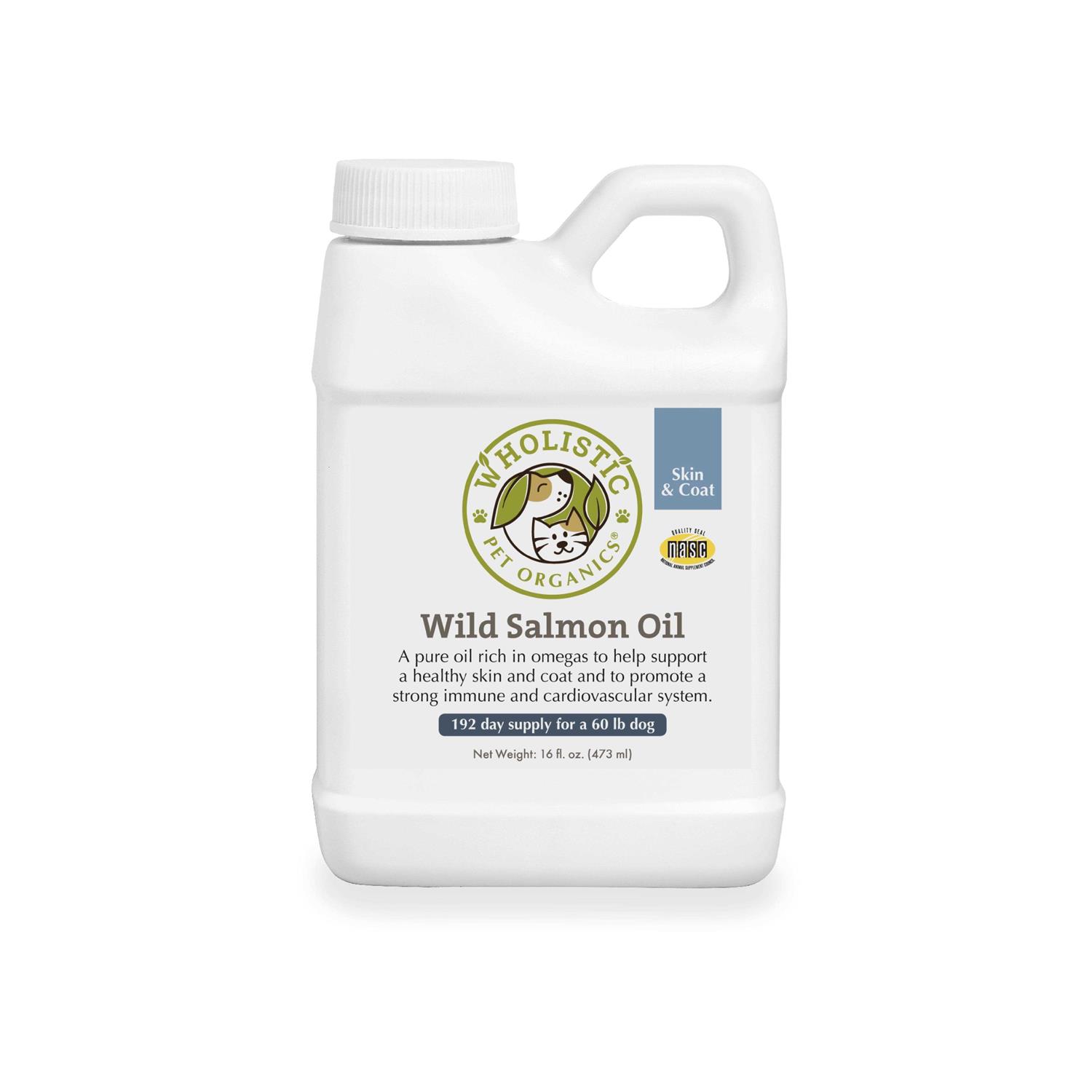 Wholistic Pet Organics Wild Deep Sea Salmon Oil - Pet Supplies online store