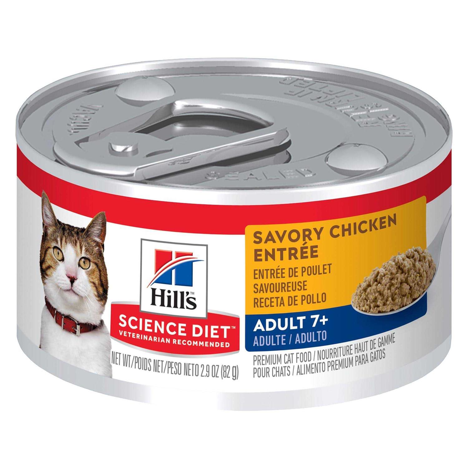Hill's Science Diet Adult 7+ Savory Cat Food Chicken Entree - Pet Supplies online store