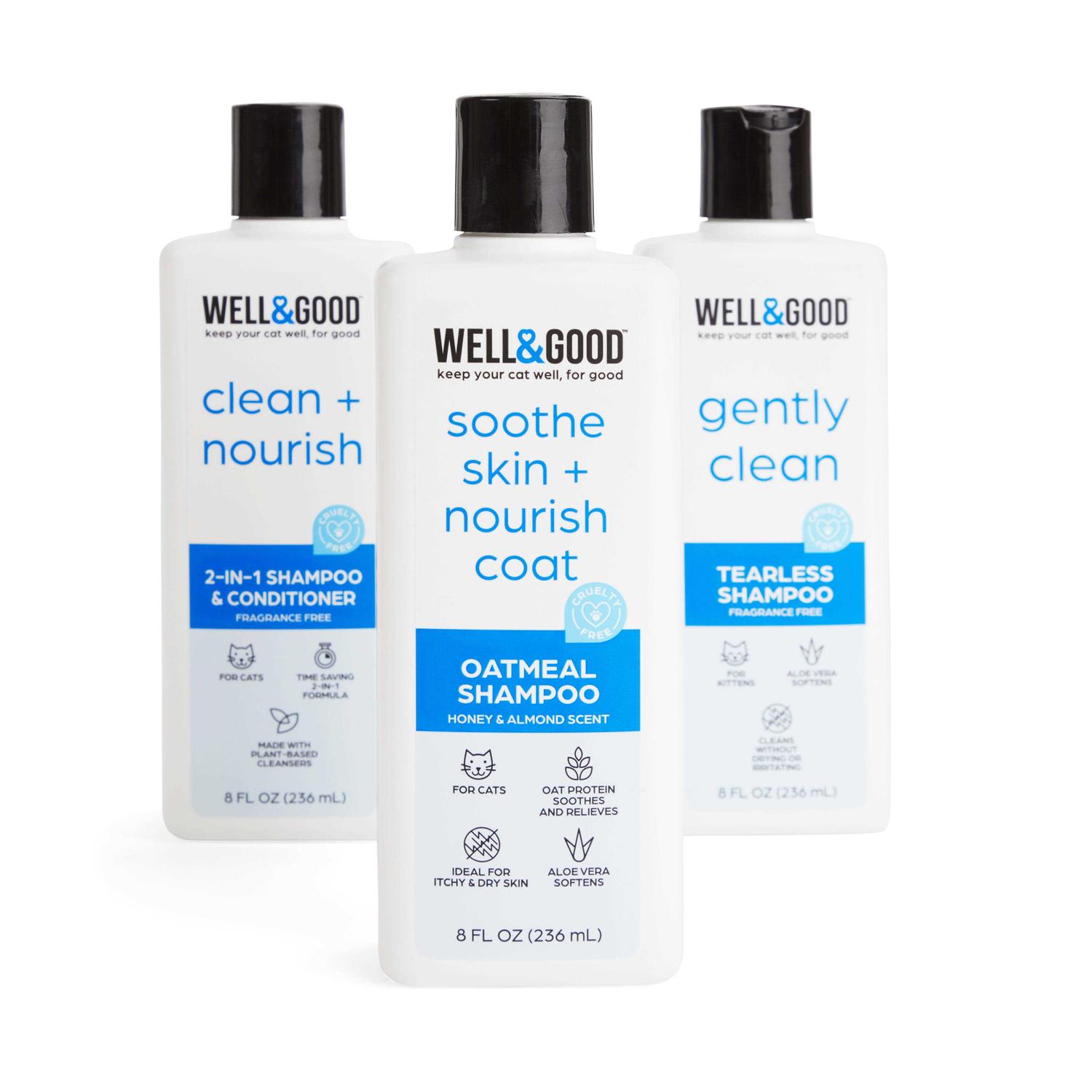 Well & Good Oatmeal Cat Shampoo - Pet Supplies online store