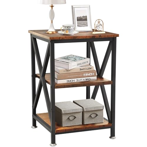 End Tables with Storage Shelf, 12