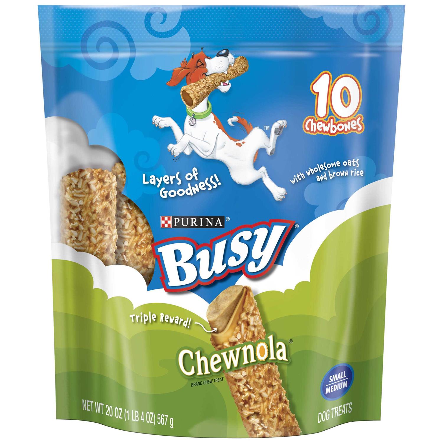 Purina Busy Chewnola Small/Medium Dog Treat - Pet Supplies online store