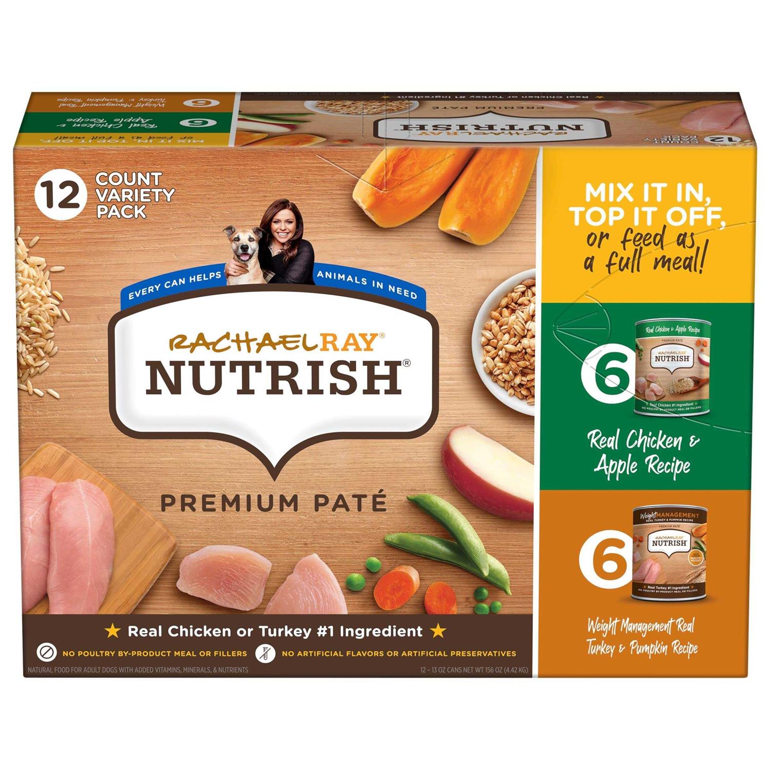 Rachael Ray Nutrish Premium Wet Dog Food Variety Pack - Pet Supplies online store