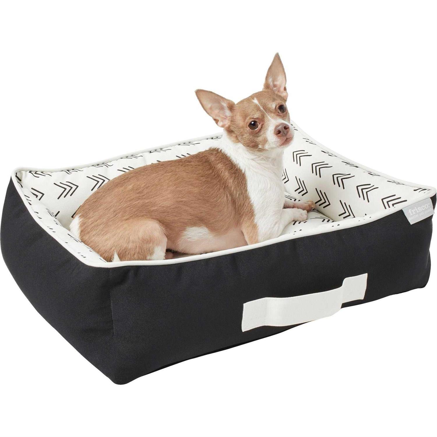 Frisco Indoor/Outdoor Bolster Cat & Dog Bed - Pet Supplies online store