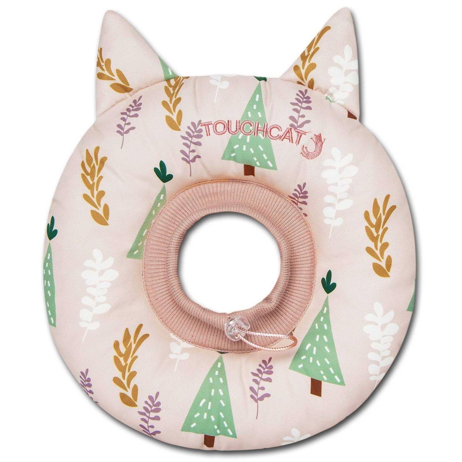 Touchcat Ringlet Licking and Scratching Adjustable Pillow Cat Neck Protector - Pet Supplies online store