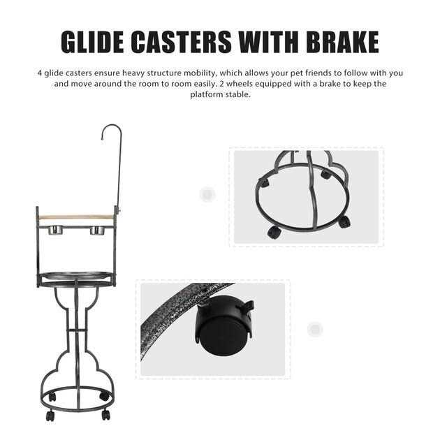 Coziwow 72 in. H Large Bird Play Stand Feeder Parrot Perch - Pet Supplies online store