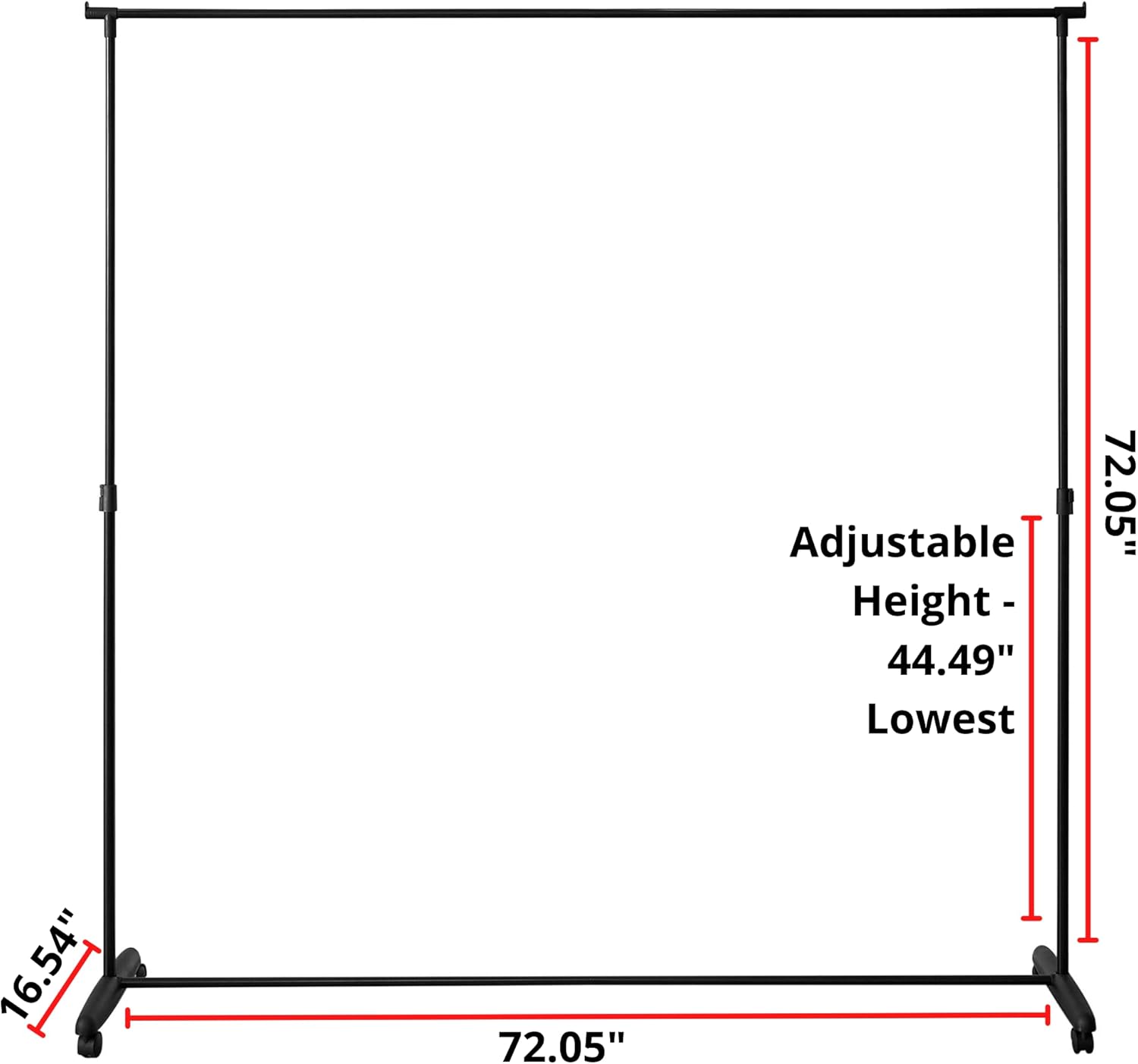Don't Look At Me - Privacy Room Divider - Basics Extendable - Black Frame